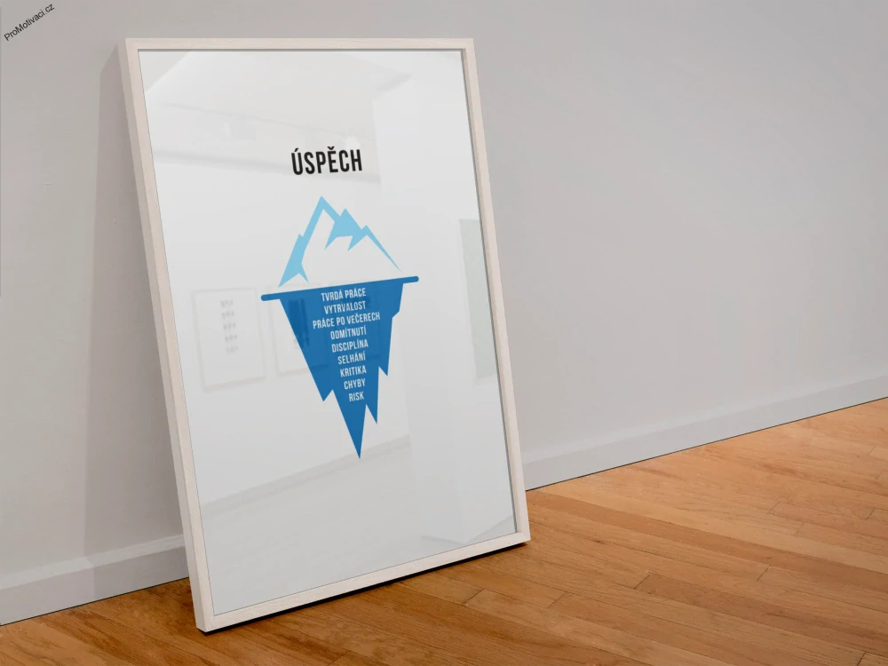 Motivační obraz - Ledovec úspěchu